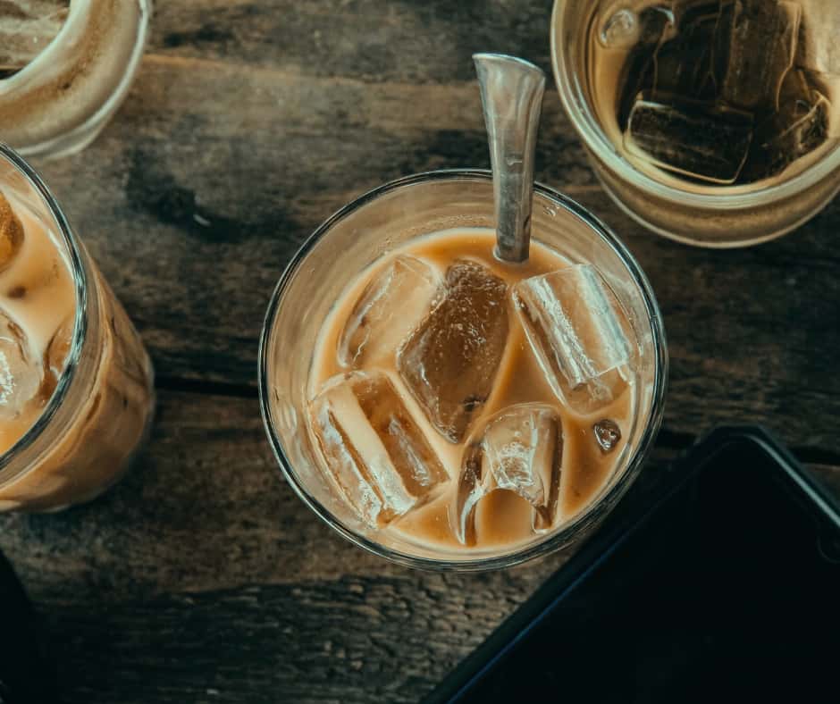 French Press iced coffee